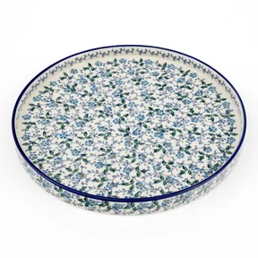 Talerz płytki z wysokim rantem E93 25,5 cm <br> 2089X Niezapominajki
